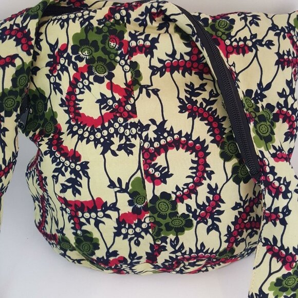 Rwanda Partners Womens Pocketbook Ivory Multicolored Paisley Sling Bag - Picture 3 of 10